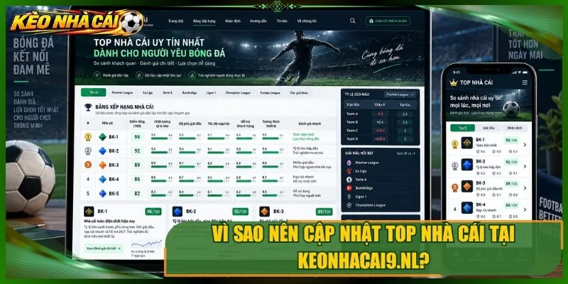 Vì sao nên cập nhật top nhà cái tại mp3indirv.mobi?
